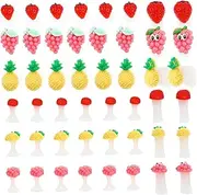 Healeved 24pcs Nail Toe Separator Pedicures Nail Art Tools Finger Separators Dividers Toe Divider Nail Molding Gel Nail Salon Supplies Toe Separators for Women Kit Spacers