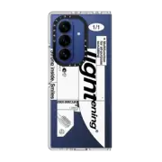 Galaxy Z Fold7 Clear Magnetic Case Lightening