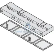 Abb N.2 BAR Support 3 Rods Phase Sez. 10MM BP3200