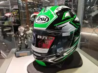 在飛比找Yahoo!奇摩拍賣優惠-瀧澤部品 日本 ARAI RX-7X GHOST GREEN