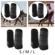 2x Horses Boots Lightweight Breathable Guard for Riding Equestrian Equipment