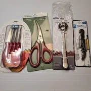 Kitchen Bundle Seafood Scissors Paring Knives Coffee Scoop Corkscrew