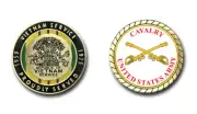 US Army Cavalry Vietnam Service Challenge Coin Officially Licensed US Army