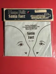 Rare Donna Gallagher Cloth Santa Face Home Folk 869 For 865 866 867 868