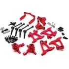 Yeah Racing Aluminum Essential Conversion Kit Red For Tamiya TT02 RC #TT02-S01RD