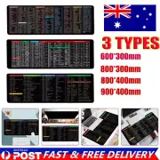 Mat Extra Large Keyboard Mice Mat Mouse Mat Mouse Pad English Shortcut Keys UL