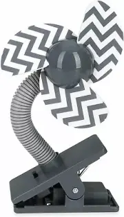 Nuby Cool Baby Stroller Clip-On Fan in Grey