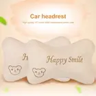 Plush Double Neck Pillow Little Bear Pattern Backing Block Roll Neck Pillow