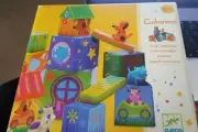 Djeco Cubanimo Stacking and Nesting Cubes with Animals, NOS
