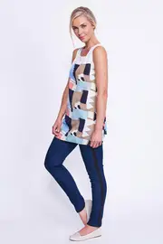 Pastel Deco Tunic--THRE-16148