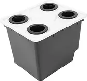 DECOMELODY Hydroponics System Planting Bucket Durable Soilless Culture Vegetable Holder for Greenhouse Indoor Gardening Easy Assembly Stable Design for Efficient Plant Growth