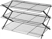 Cooling Racks For Cooking And Baking, Wire Cooling Rack, Foldable Heat Resistant Baking Tray, Efficient Airflow, Sturdy And Stable, 28.5x28x40cm, For Kitchen Use