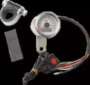 DS MPH Polished White Face Mini Electric Speedo Odo Heritage Springer 99-03