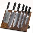7Pcs TURWHO Chef Knife Japanese Damascus Steel Kiritsuke Bone Chopper Knife Set