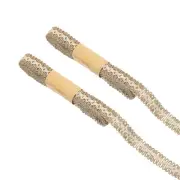 2 Roll 6.6 Feet Burlap Ribbon Natural Jute Ribbons Lace Craft Ribbon Style 9