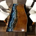 Modern Coffee Table Tops / Epoxy Resin Table / Wooden Dining Table / Home Decor