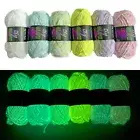Weave Sewing Knitting Wool Glow in the Dark Hands Knitted Luminous Chunky Yarn