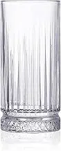 Vintage Crystal Highball Glasses, 4-Piece 470ml Lead-Free Glass Set, Dishwasher Safe Drinking Tumblers