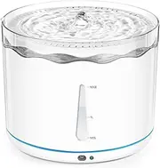 Smart Cat Water Fountain, 2.2L/74oz Cat Fountain with Filter, LED Light, Silent Pump, Detachable Base, Automatic Pet Water Fountain for Cats Dogs, OCA008