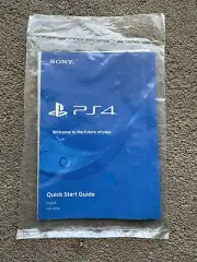 Sony PS4 Quick Start Guide + safety Guide Sealed