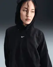 Nike One Women's Oversized Therma-FIT Pullover Fleece Hoodie
