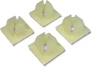 License Plate Screw Inserts – Set of 4 Nylon Retaining Nuts for License Plate Screws - Front and Back License Plate Nut Bracket Clip Fasteners for Cars, Trucks, SUVs, Motorcycles (Screw Retainers)