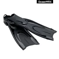 在飛比找蝦皮購物優惠-【OceanMAX】複合材質蛙鞋 - 黑｜品牌旗艦店 塑膠蛙
