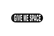 Rogz Give Me Space Large Personalised Pre Made Badge to Fit the LetzGo Dog Harness