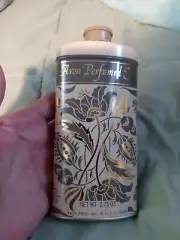 Vintage Avon Brocade Perfumed Talc Body Powder Net Wt 2.75 Oz FULL. Tin Can. NOS