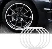 Wheel Hub Protection Ring16/17/18/19/20/21 Inch, Compatible With Tesla Model 3 Y S X Car Rims Ring Protectors Vehicle Wheel Rims Guard Strips(A,17 inch)