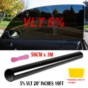 Uncut Window Roll Tint Film 5% - 70% VLT In FT Feet Car Office Commercial EAW