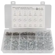 Motorcycle Spring Hose Clamps Wire Fuel Line Air Tube Clips Kits 285Pcs 5-18mm (for: Suzuki)