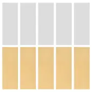 5 Pairs Strip Zinc Sheet Copper Sheet For Electroplating Plating