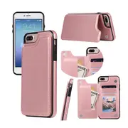 Slim Fit Leather Wallet Case for iPhone 6/6S/6plus/6s plus-Rose gold