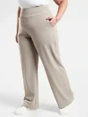 ATHLETA Venice Wide Leg Pant Plus 3X | Bluff Grey #982868 NEW