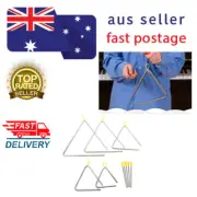 5 HAND PERCUSSION INSTRUMENT Triangles Musical Instrument Triangles with Striker