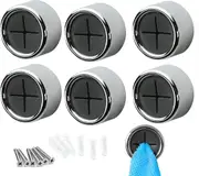 6Pcs Self Adhesive Towel Hook for Kitchen, Bathroom, Shower, Home & Outdoor