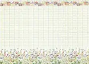 Wallpaper by Mini Graphics - Picket Fence, Pastel