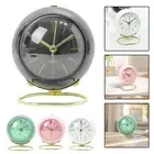 Stylish Silent Alarm Clock with Integrated Night Light for Modern Spaces