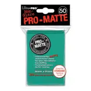 Ultra Pro Matte Aqua Standard Deck Protector Sleeves – 50 Count