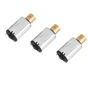 3Pcs High Quality Brass Eccentric Wheel Vibration Motor Accessory 1000rpm.