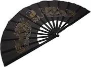 ERINGOGO Folding Tai Chi Fan Handheld Dance Accessory for Martial Arts Performances Elegant Festival Use Promotes Flexibility and Coordination for Training and Displays