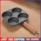 4 Hole Omelet Pan Omelette Skillet Nonstick for Gas Stove and Induction Cooker