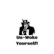 Uncle Sam Un-Woke yorself, Patriotic, American Kiss-Cut Stickers