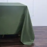 90" Moss Green SQUARE POLYESTER TABLECLOTH Wedding Catering Dinner Linens SALE