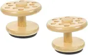 Pcs Scissors Organizer Desktop Scissor Holder Wooden Shear Rack Slots for Hair Salon
