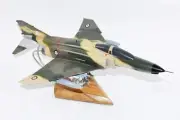 No. 1 Squadron RAAF “Fighting First” F-4E Model, 1/42 (18") Scale, Mahogany