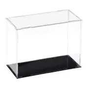 1Pcs Acrylic Clear Display Case Box Dustproof Protection Showcase 25x10x20cm