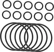 15pcs Steering Valve Ring Split Trigger Valve Port Pool Valve Rebuild Kit Canoe Valve Replacement Pool Valve Rebuild Kit Complete with Diverter Parts Rubber Black