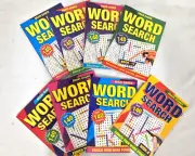 Pk8 A5 Word Search Book Words Find Puzzle Game Books 1152 Puzzles Wordsearch NEW